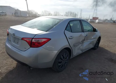 2017 Toyota Corolla Le из США, поврежденный, VIN 2T1BURHEXHC938140